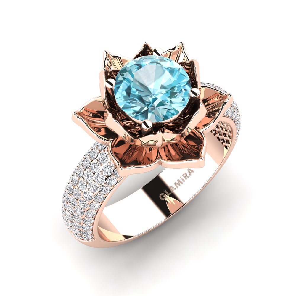 Blue Zircon Ring Melite