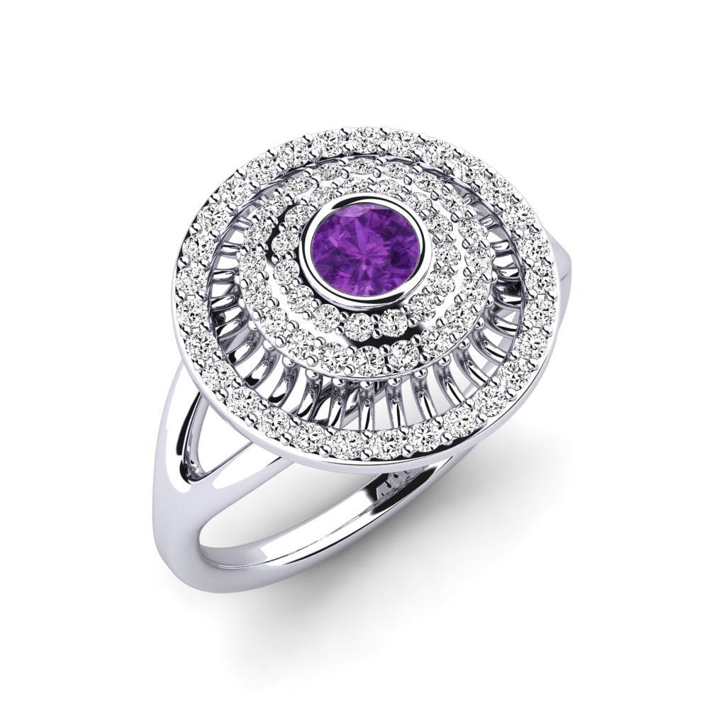 Amatista Anillo de compromiso Paolo