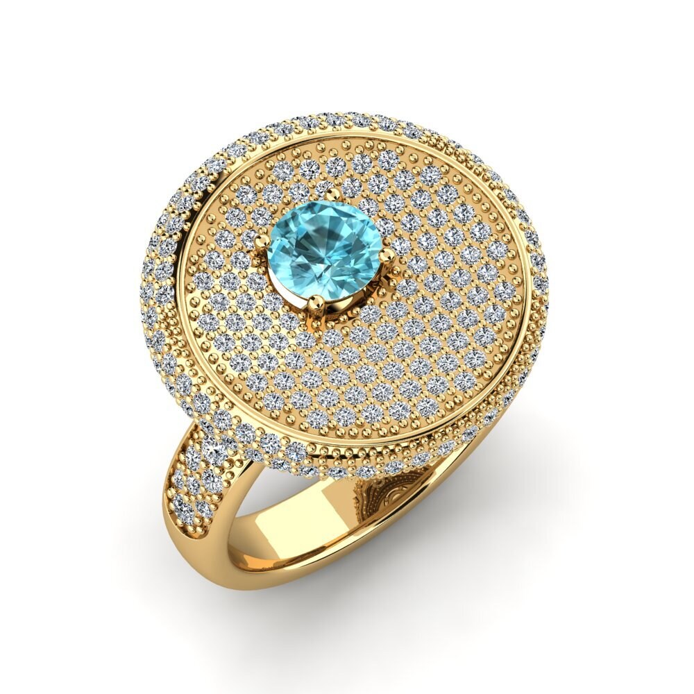 Blue Zircon Ring Sachi