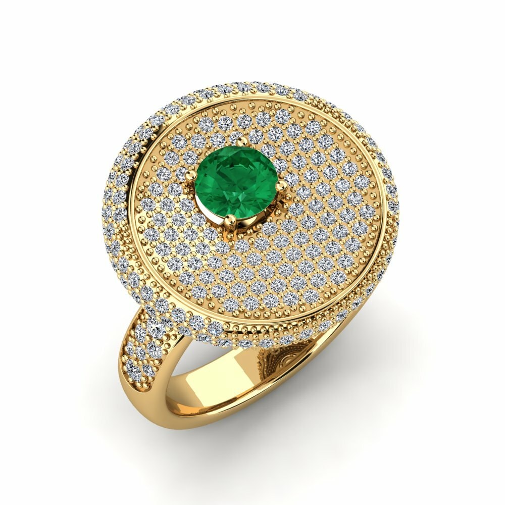 Emerald (Lab Created) Ring Sachi