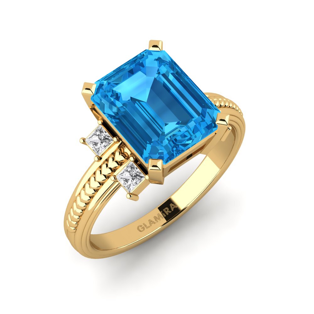 18ct Yellow Gold Engagement Ring Yely