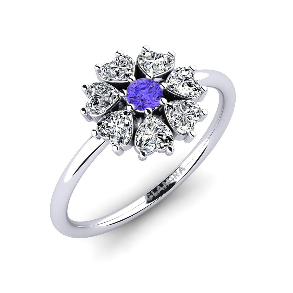 Round Tanzanite Ring Rabanne