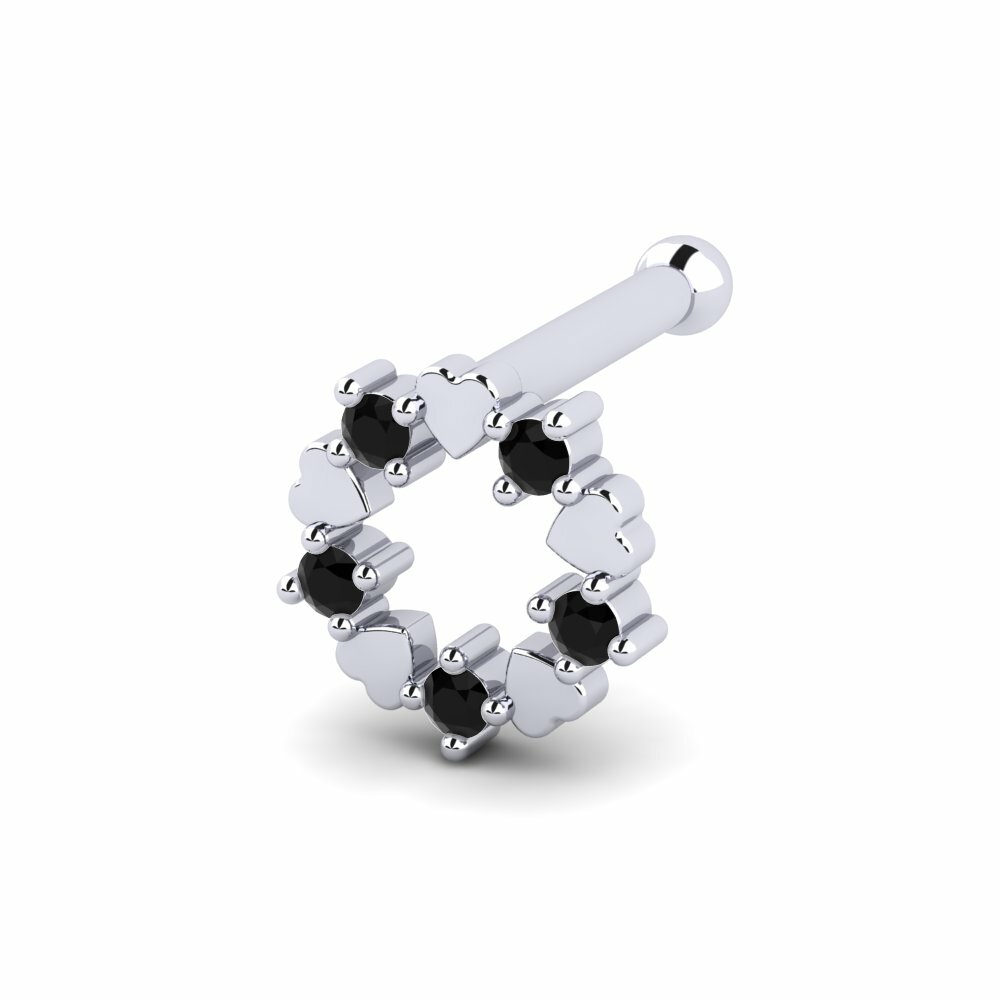 Black Diamond Nose Pin Racelt