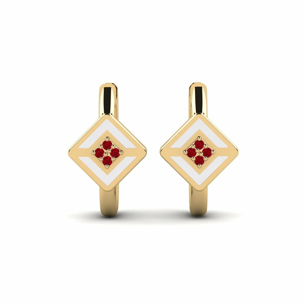 Red Zirconia Women's Earring Radetsky