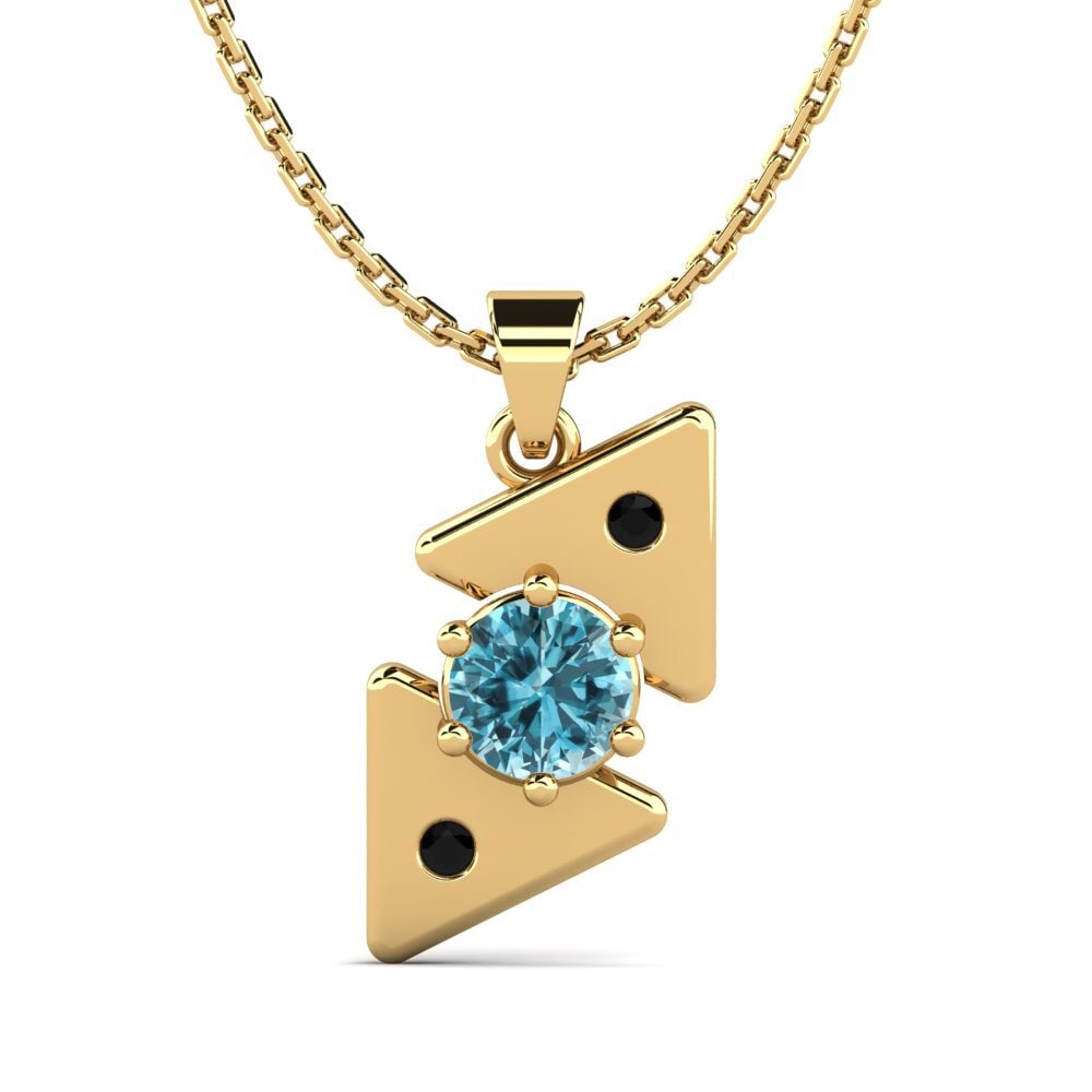 Blue Zircon Women's Pendant Radhika