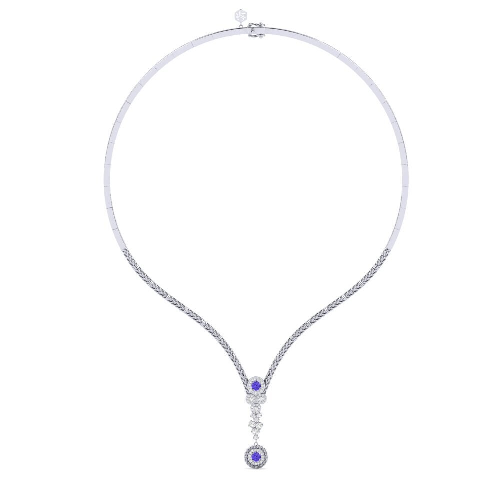 950 Platinum Tanzanite Collier Radost