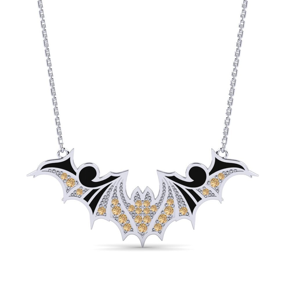 Diamante café Collar de Mujer Rainan