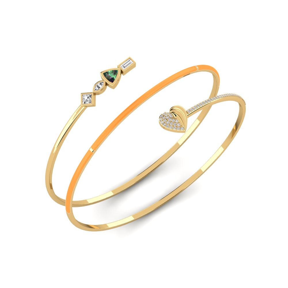 Mystic Topaz Women's Bangle Rainlove