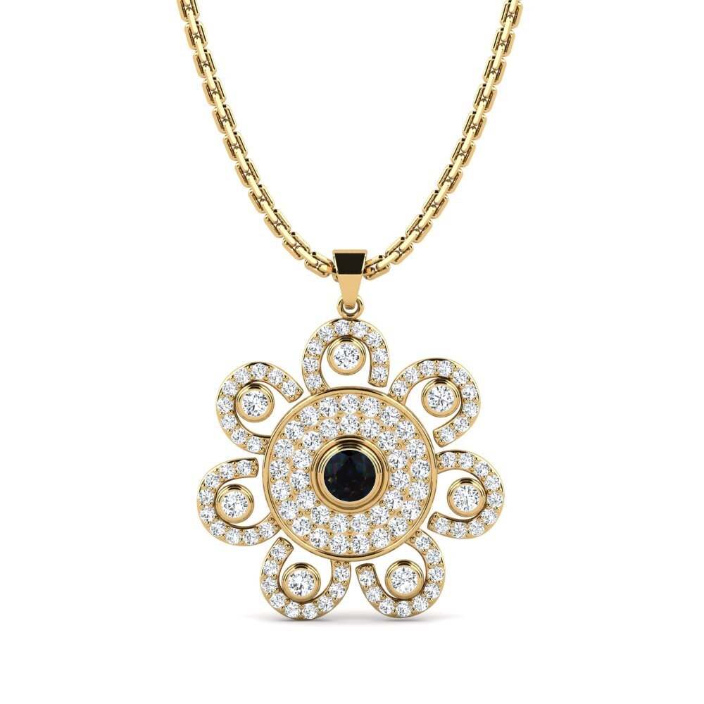 Black Opal Women's Pendant Rajaha