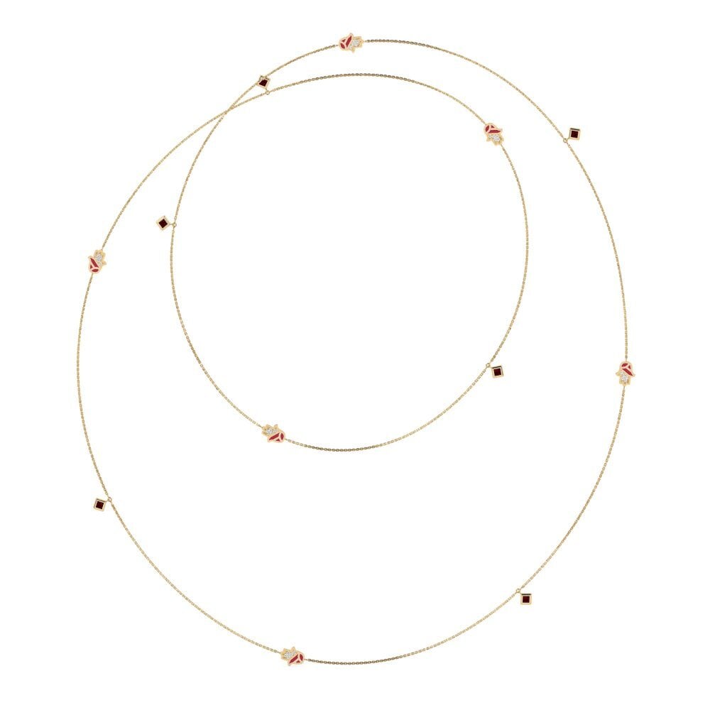 Garnet Women's Necklace Rakshak