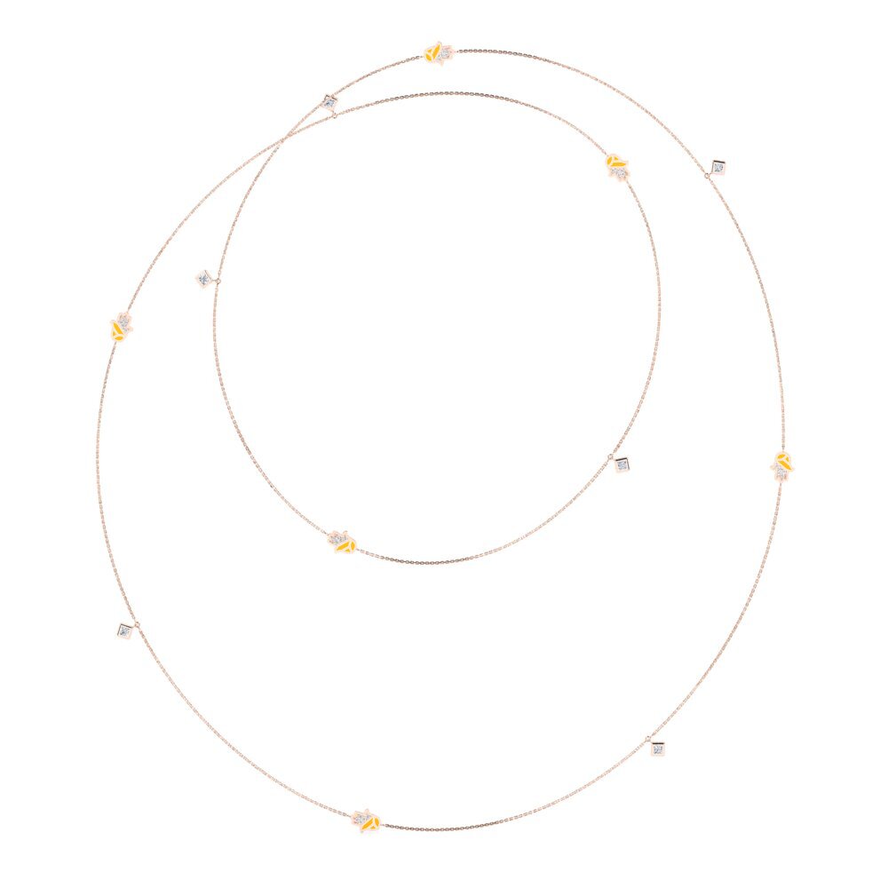 9ct Rose Gold Women's Necklace Rakshak