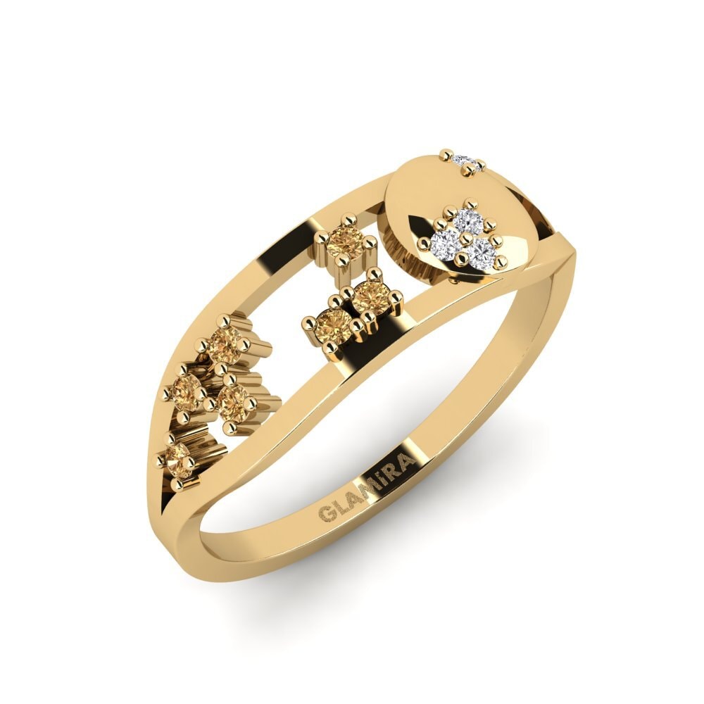 Brown Diamond Ring Raksiras