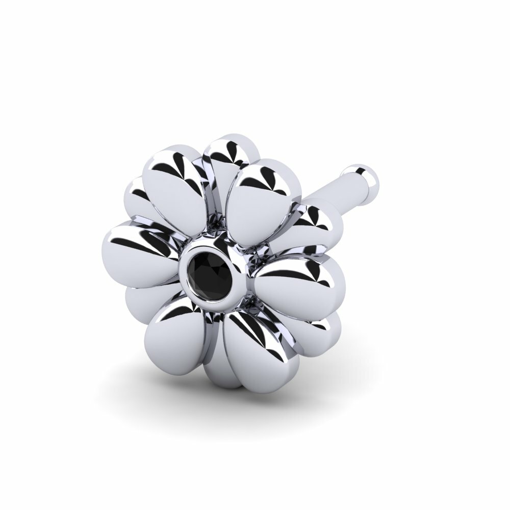 Black Diamond Nose Pin Rameca