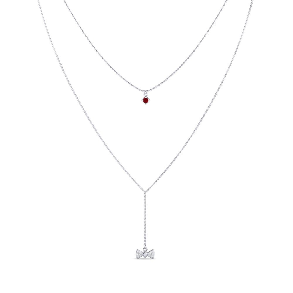 Circonita Roja Collar de Mujer Ramello