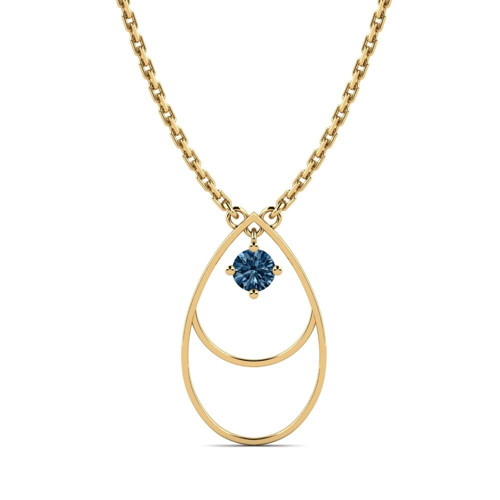 Blue Diamond Women's Necklace Rance