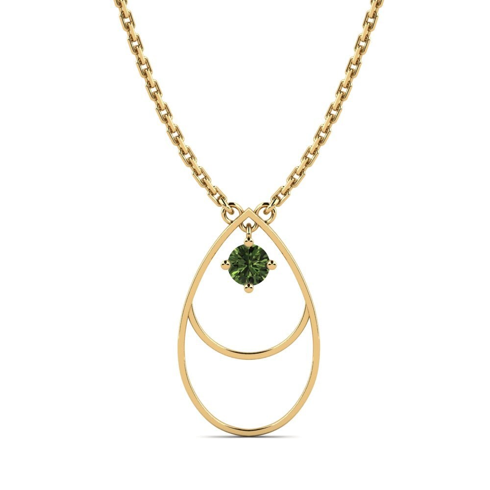 Green Sapphire Women's Necklace Rance