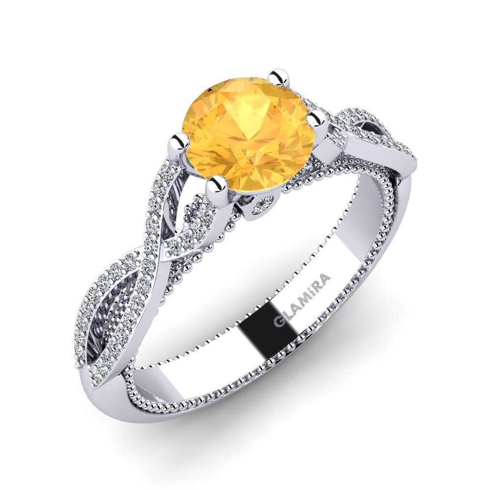 Citrine Engagement Ring Rassy