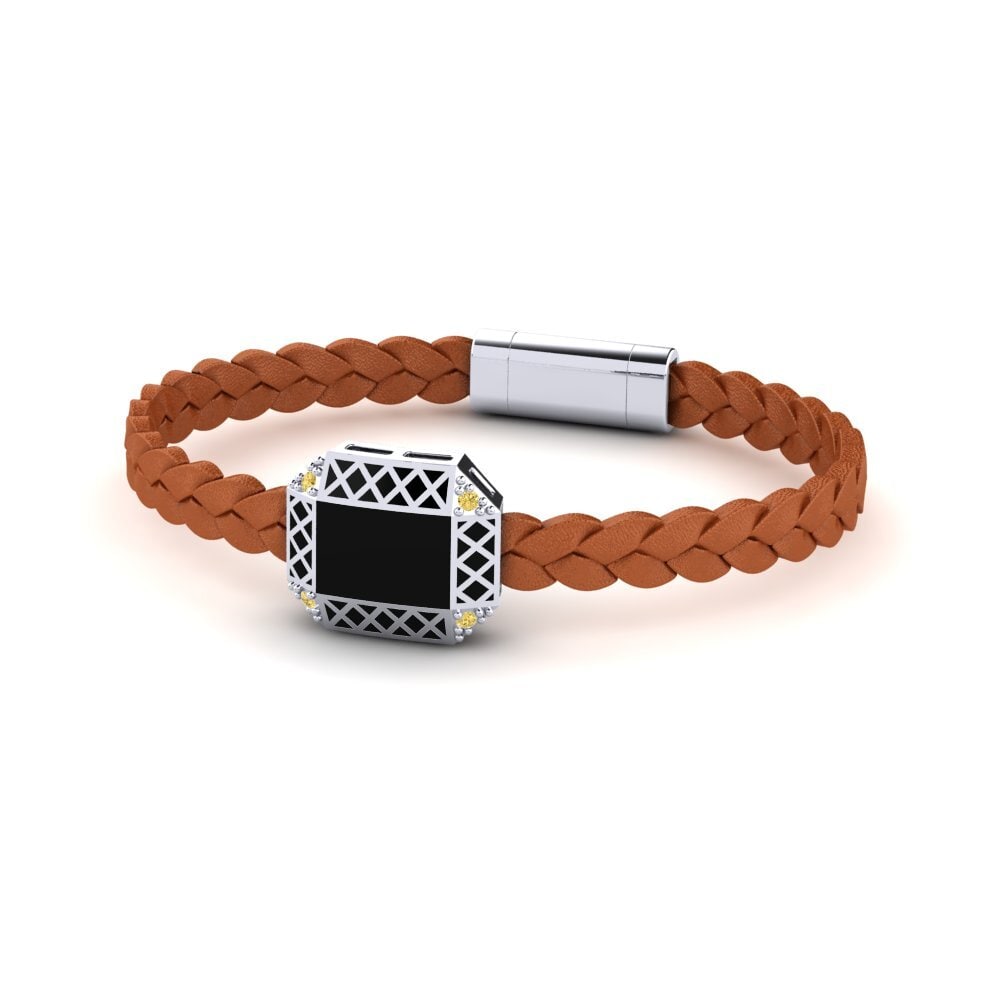 Yellow Diamond Men's Bracelet Raticate