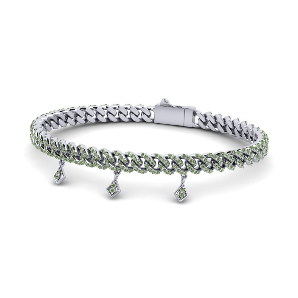 Diamante Verde Pulsera de Mujer Ravientas