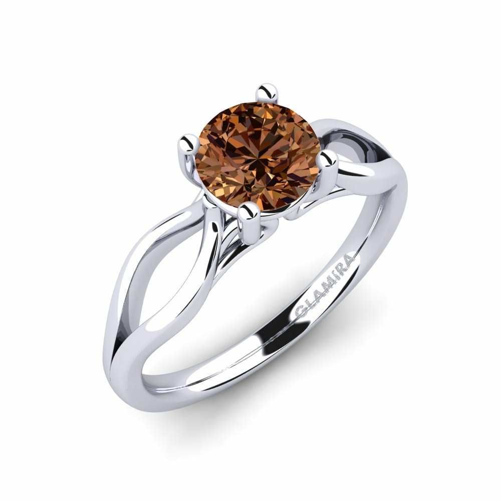 Brown Diamond Engagement Ring Rayanne