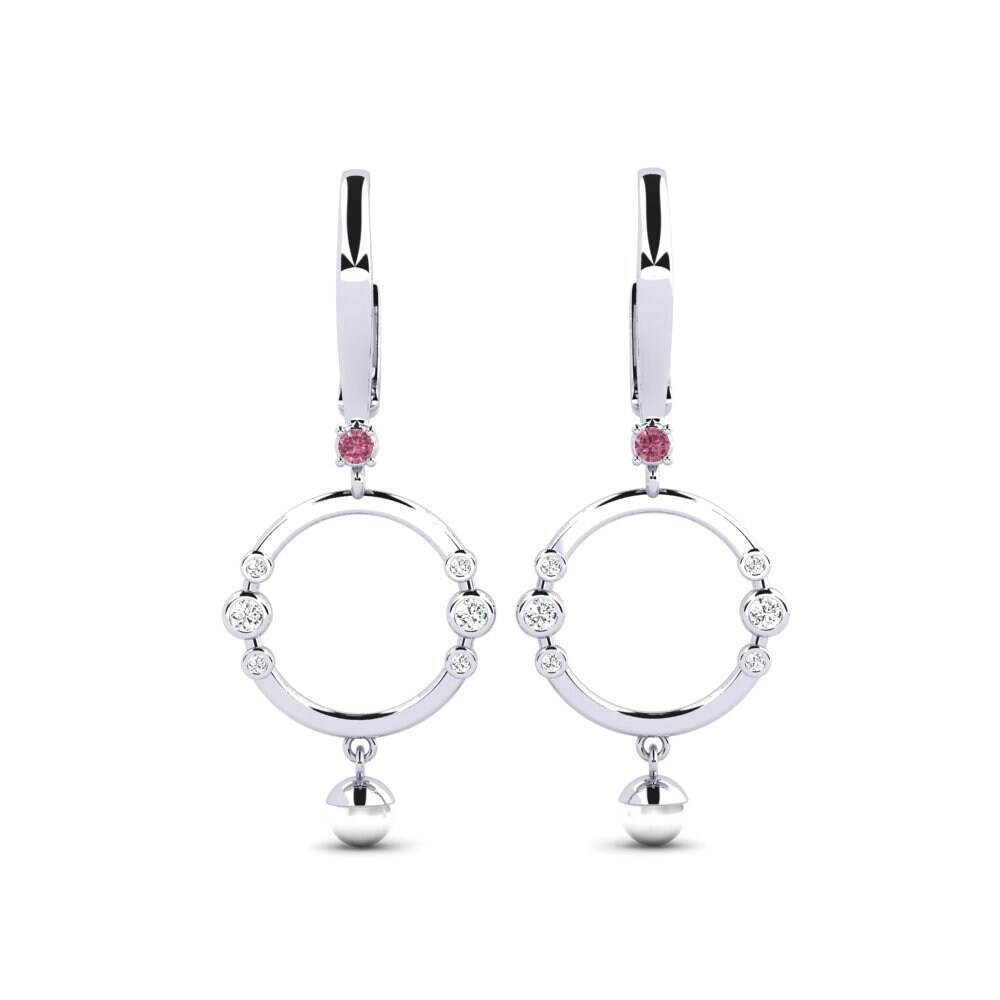 Rhodolite Garnet Women's Earring Realm