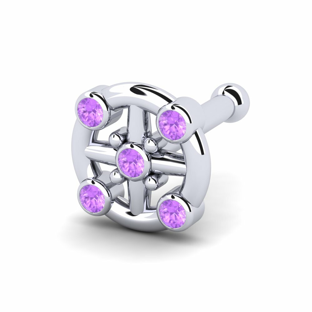 Amethist Neus Pin Reanna