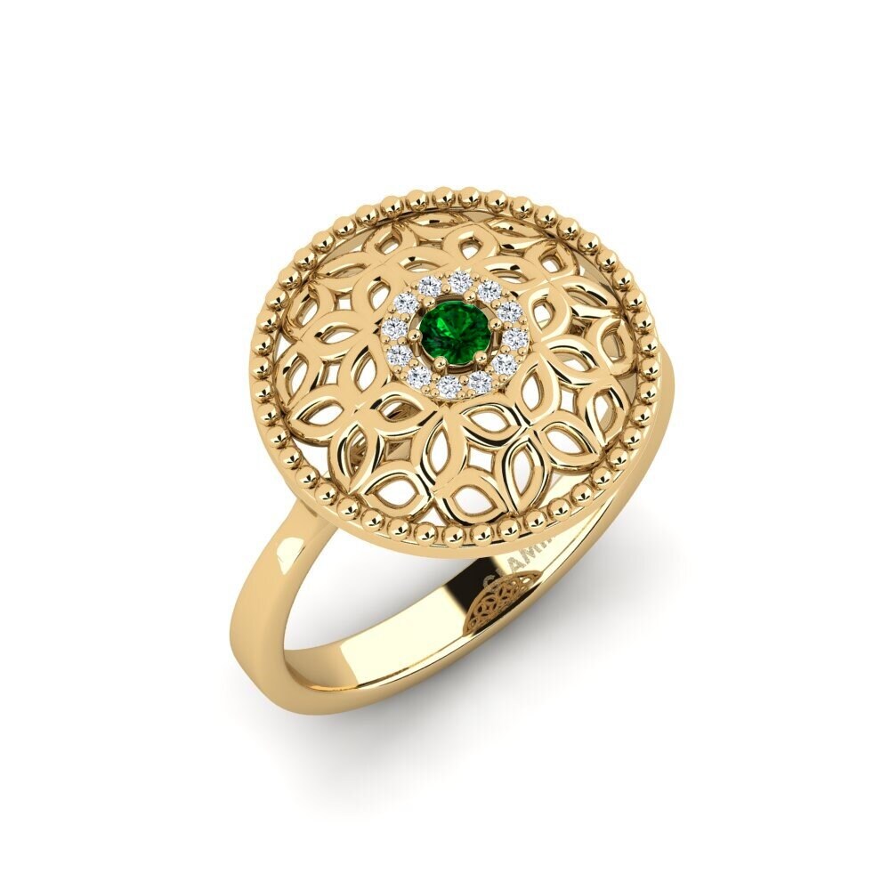 Green Zirconia Ring Rectre