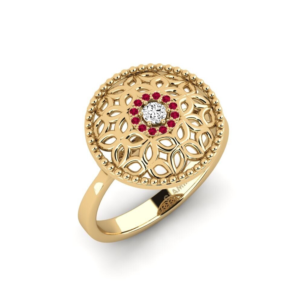 Moissanita Anillo Rectre