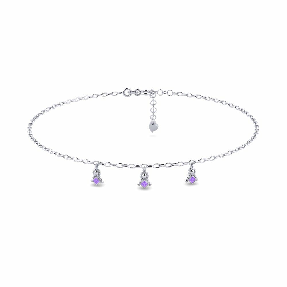 Amethyst Women's Anklet Recudda