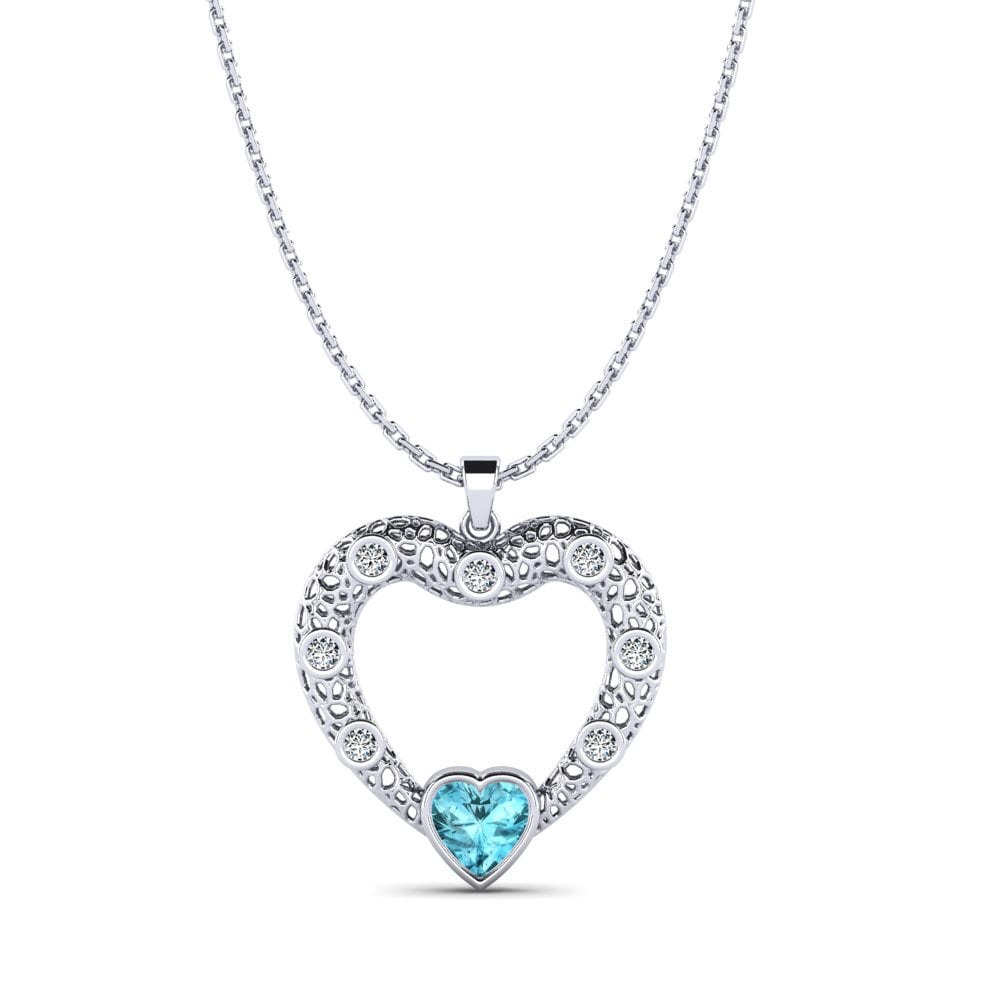 Blue Zircon Women's Pendant Reddix