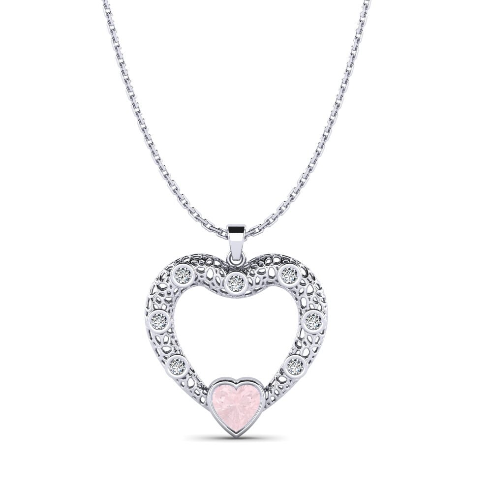 Rose Quartz Women's Pendant Reddix