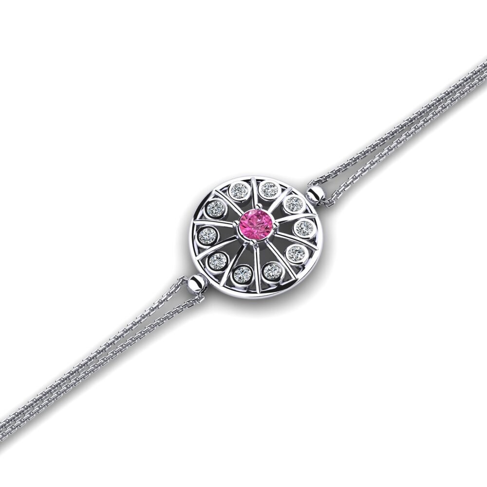 Pink Topaz Women's Bracelet Regione