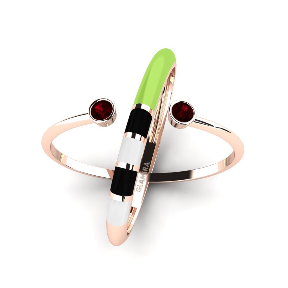 Granat Ring Regnbu