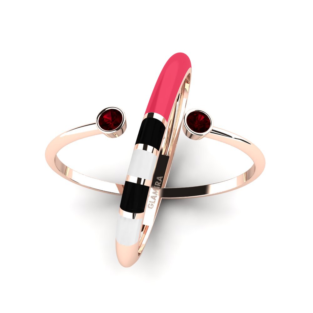 Granat Ring Regnbu