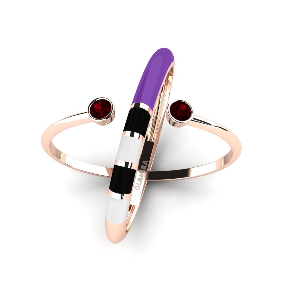 Granat Ring Regnbu
