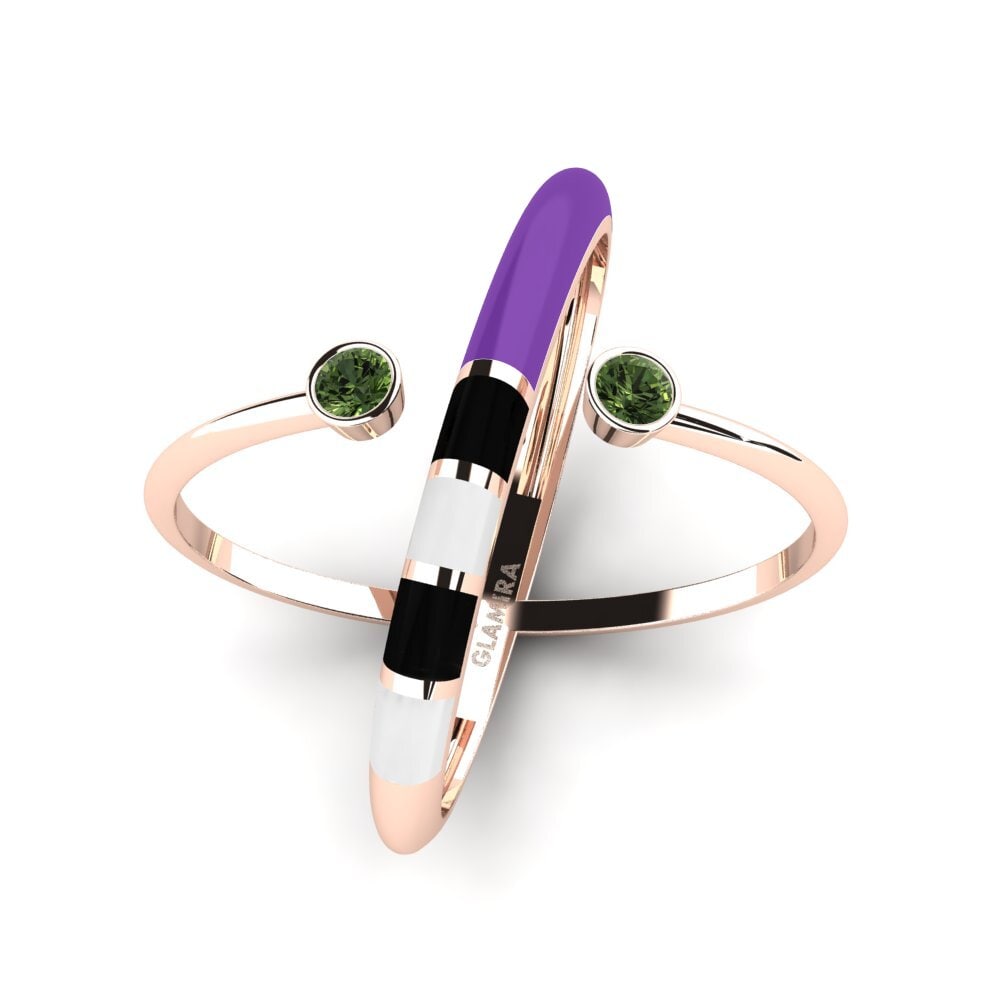 Grüner Saphir Ring Regnbu