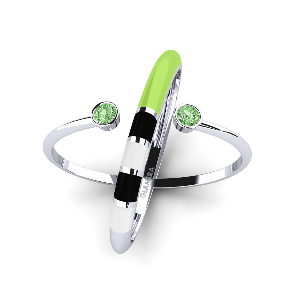 Green Diamond Ring Regnbu