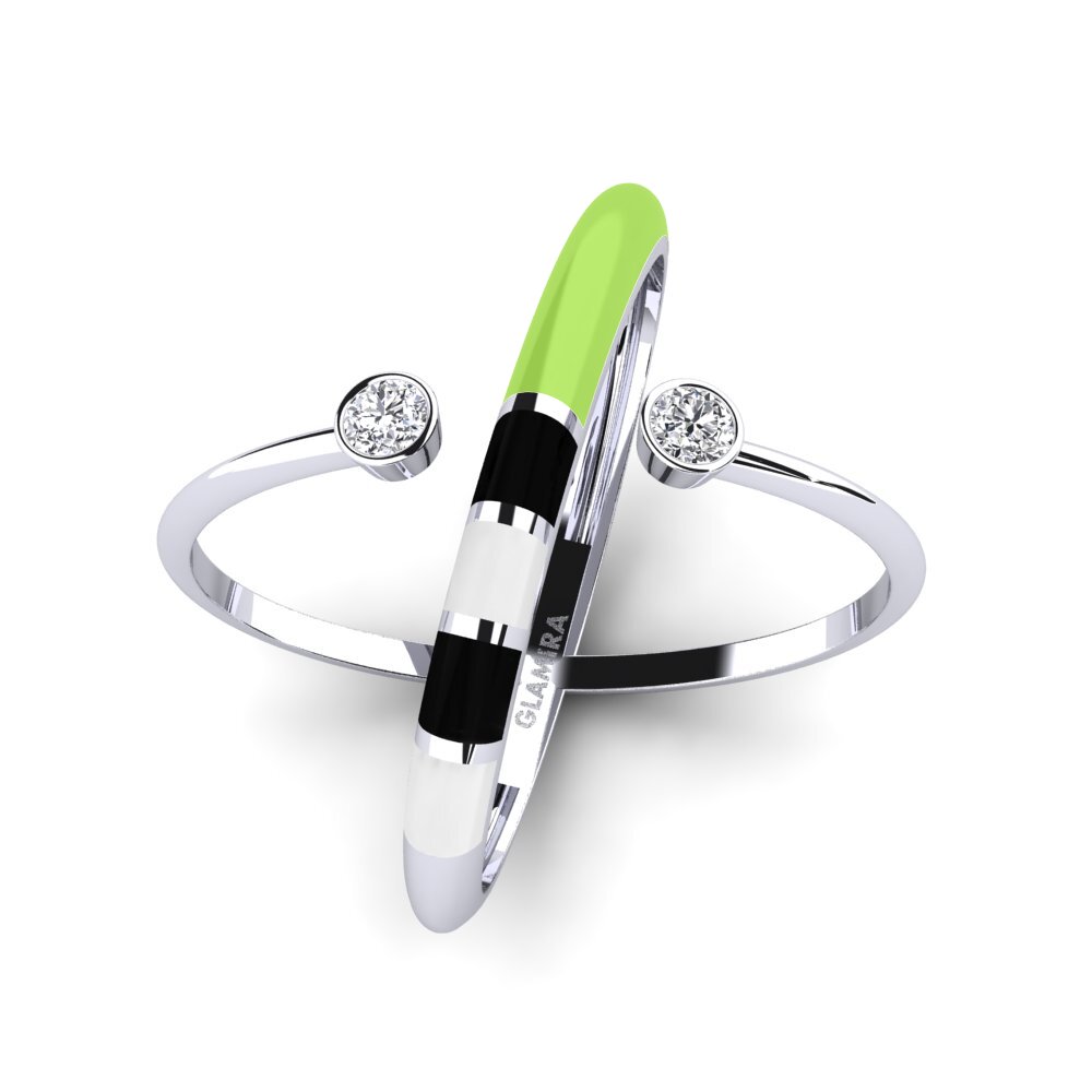 Diamante cultivado en laboratorio Anillo Regnbu