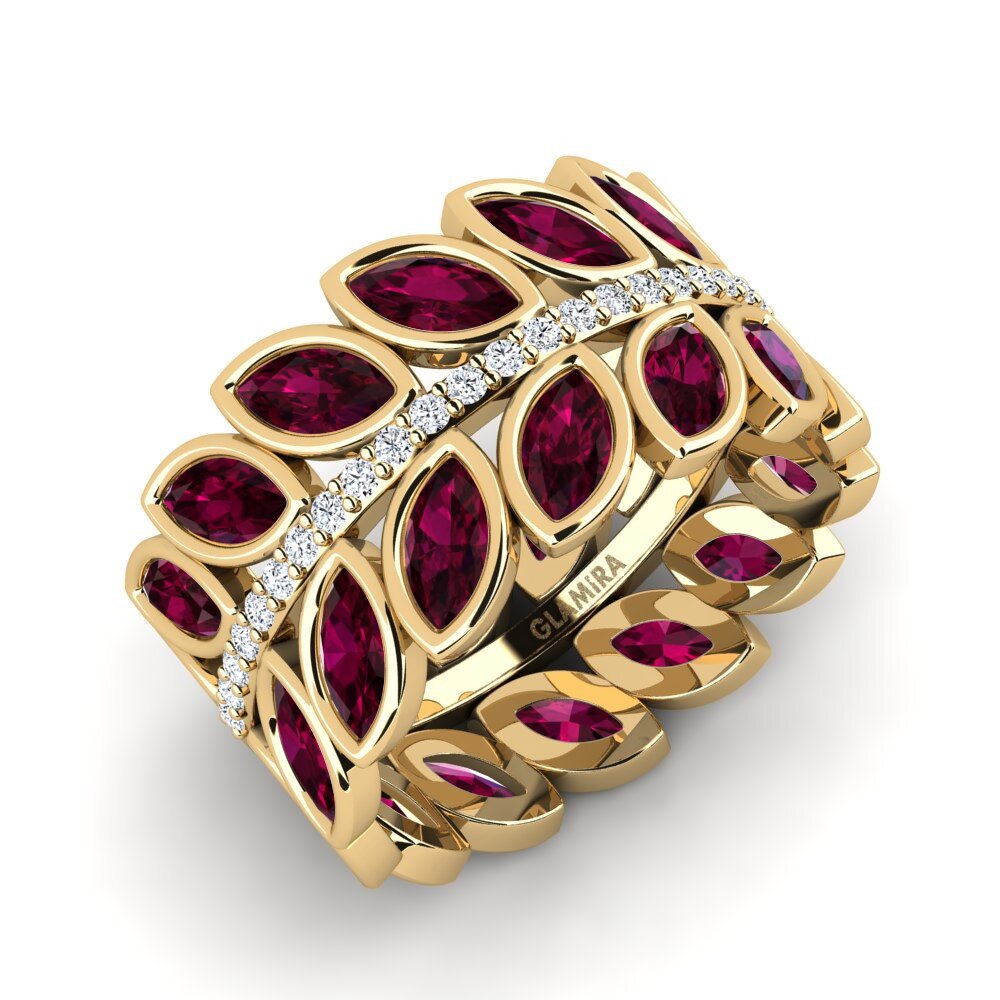 Rhodolite Garnet Ring Rehere