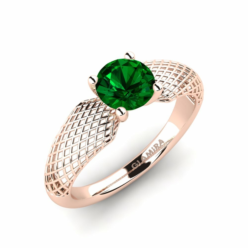 Groene Zirkoon Verlovingsring Rejoicing