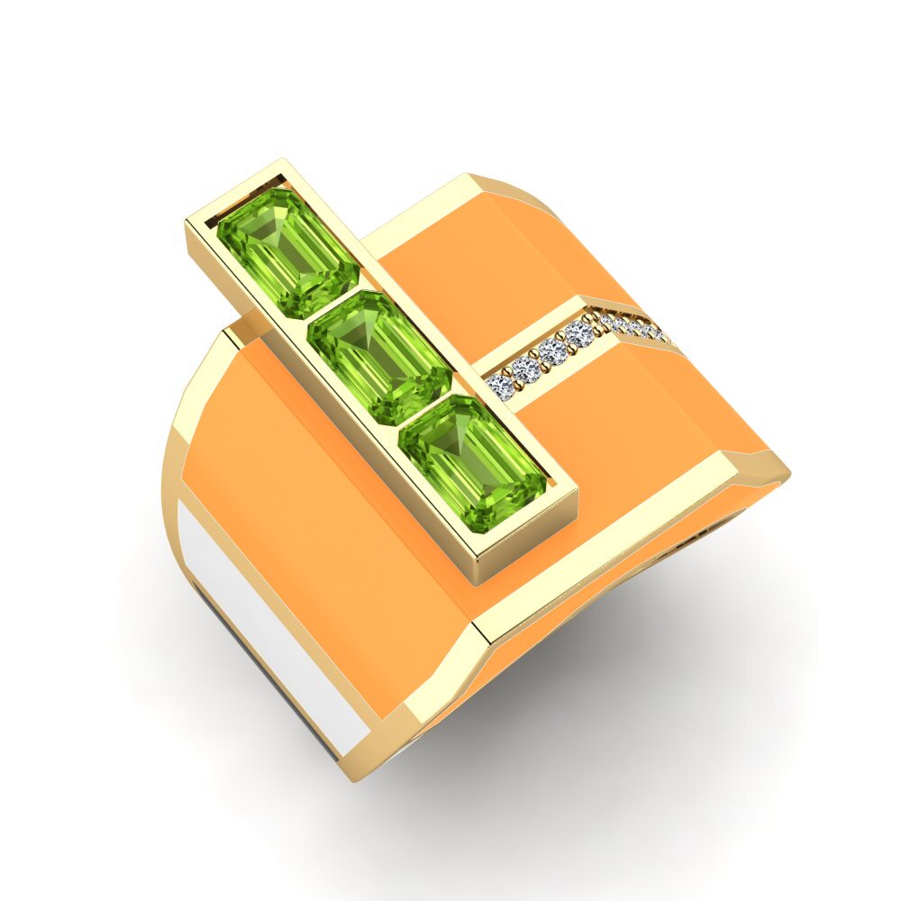 Peridot Men's Ring Rekkef
