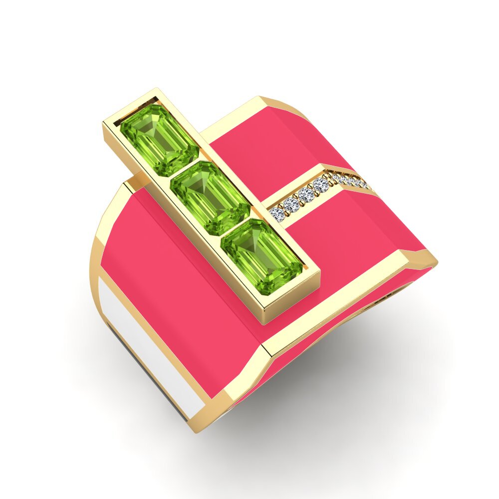Peridot Men's Ring Rekkef
