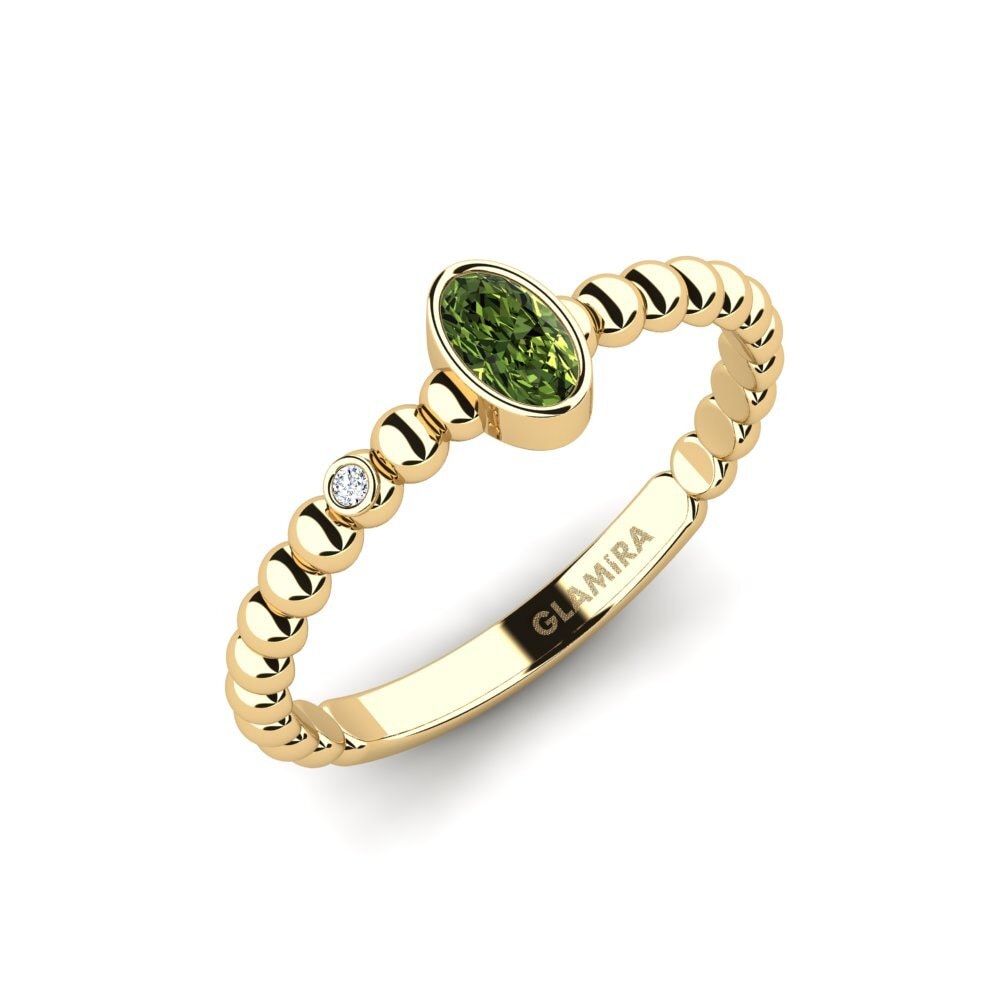 Zafiro Verde Anillo Relibunbol