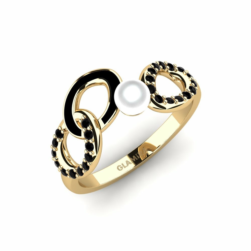 Zwarte Saffier Ringen Renmen