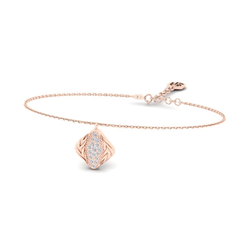 Or rose 14k Diamant Bracelet pour femme Represent