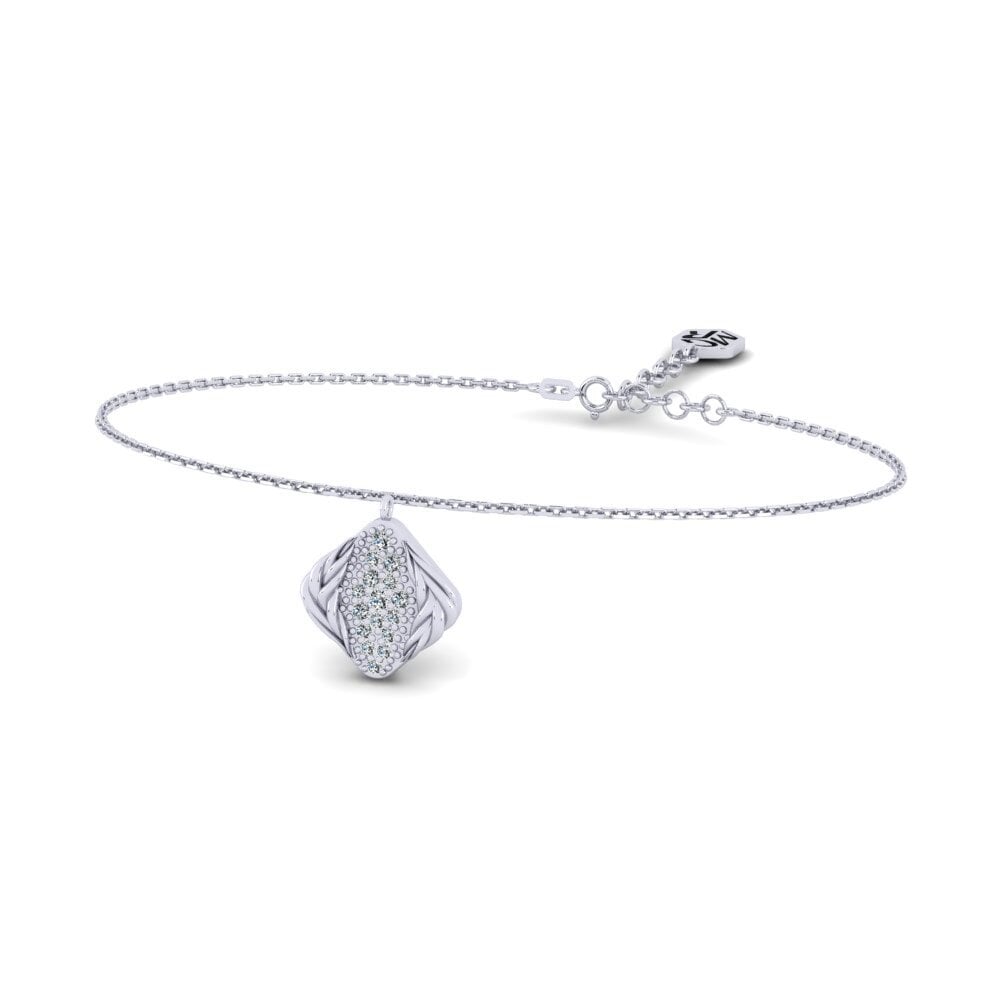 Palladium 950 Zircone Bracelet pour femme Represent