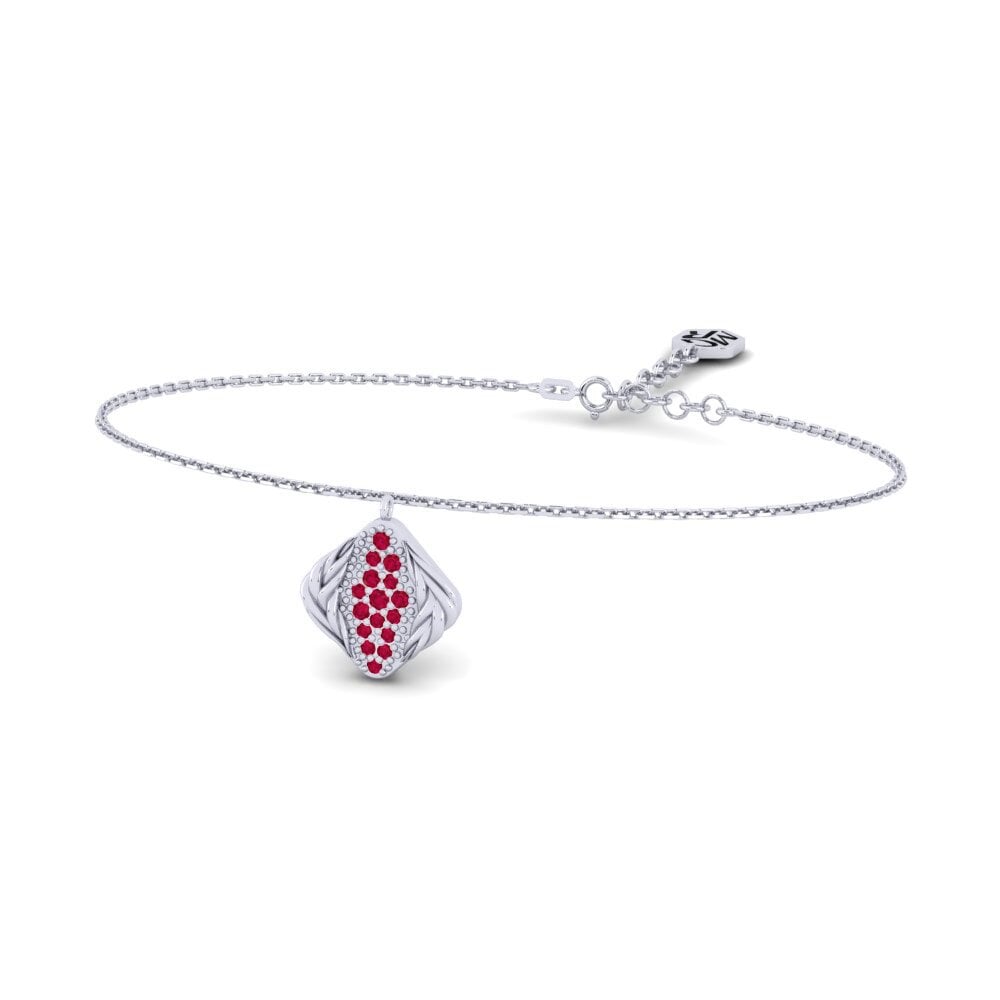 Palladium 950 Rubis Bracelet pour femme Represent