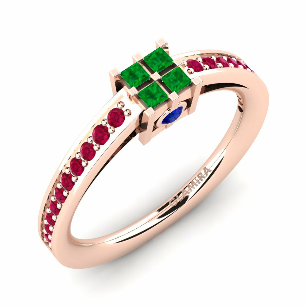 9K Rood Goud Verlovingsring Resi