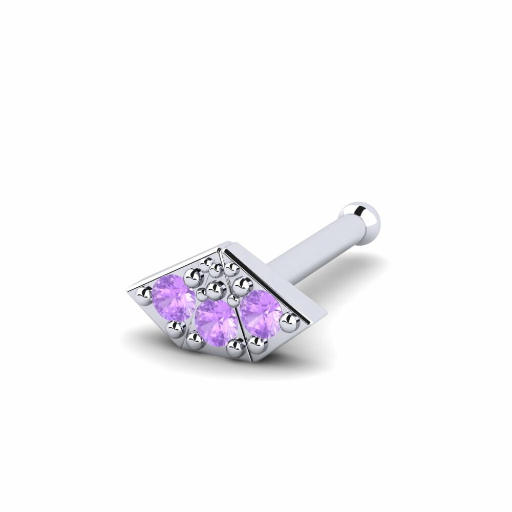 Amethist Neus Pin Rethoug