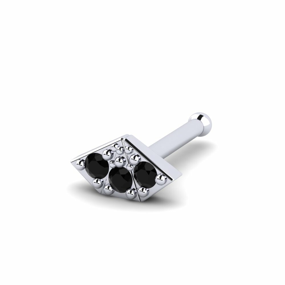 Black Diamond Nose Pin Rethoug